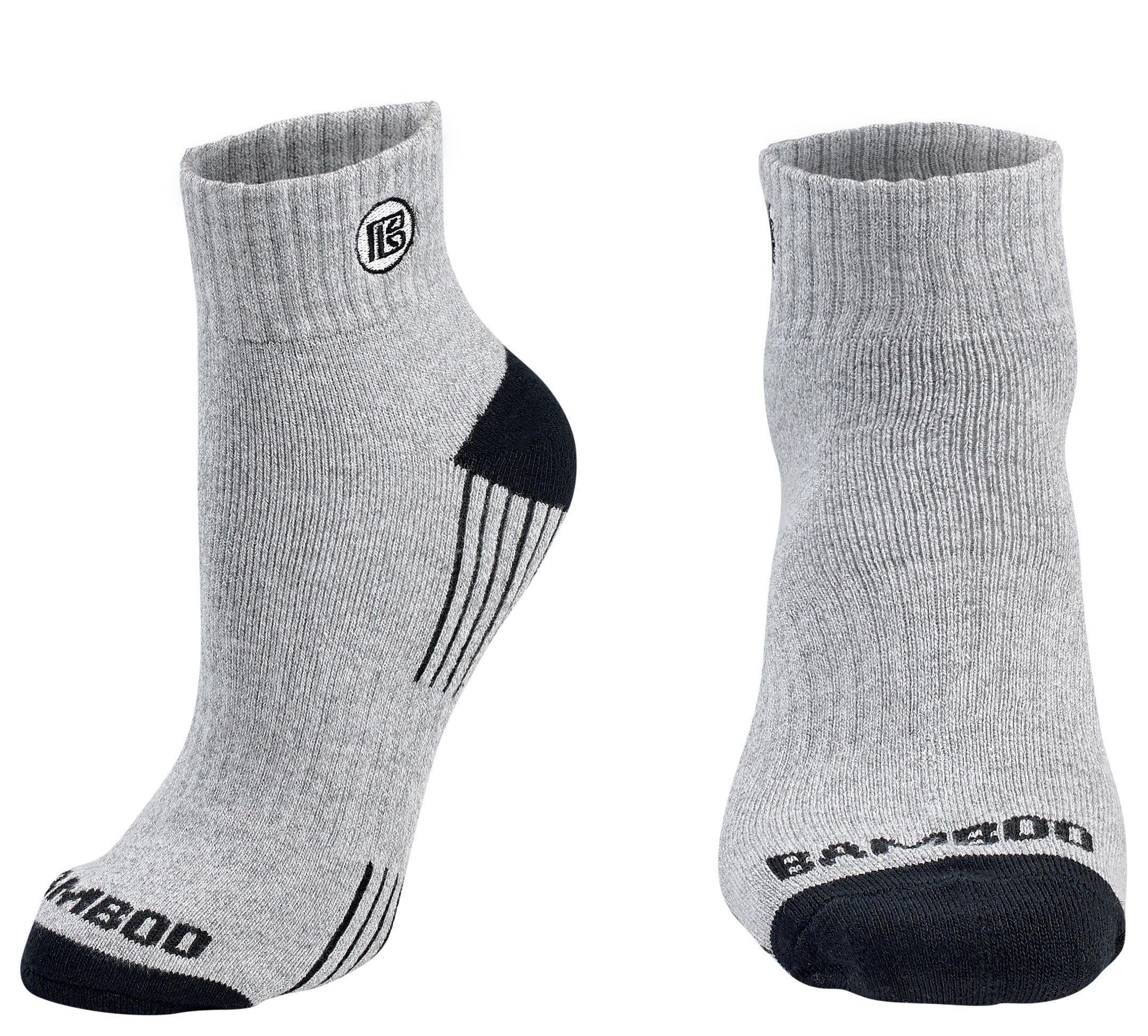 Premium Bamboo Rayon Quarter High Crew Socks